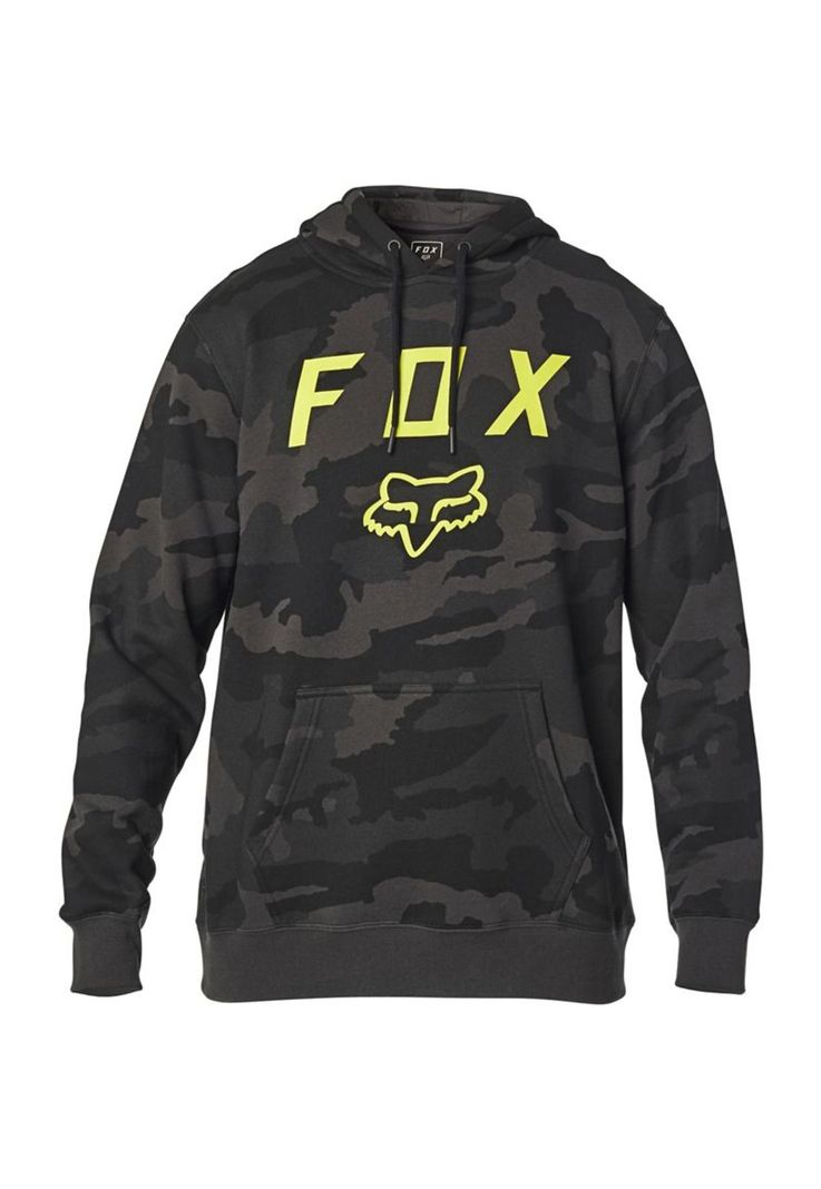 Poleron Lifestyle Legacy Moth Camo Negro Fox-0