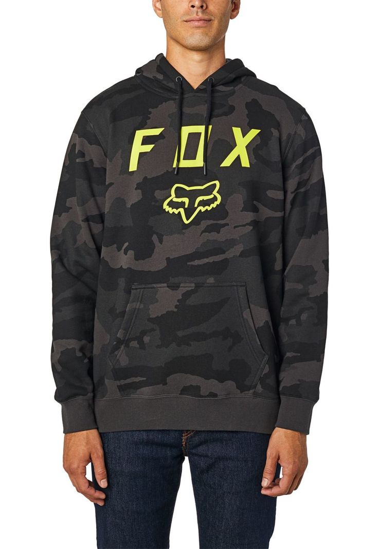 Poleron Lifestyle Legacy Moth Camo Negro Fox-1