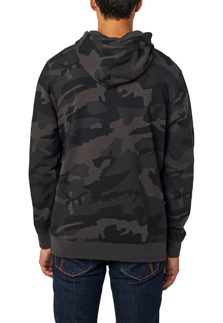 Poleron Lifestyle Legacy Moth Camo Negro Fox-2
