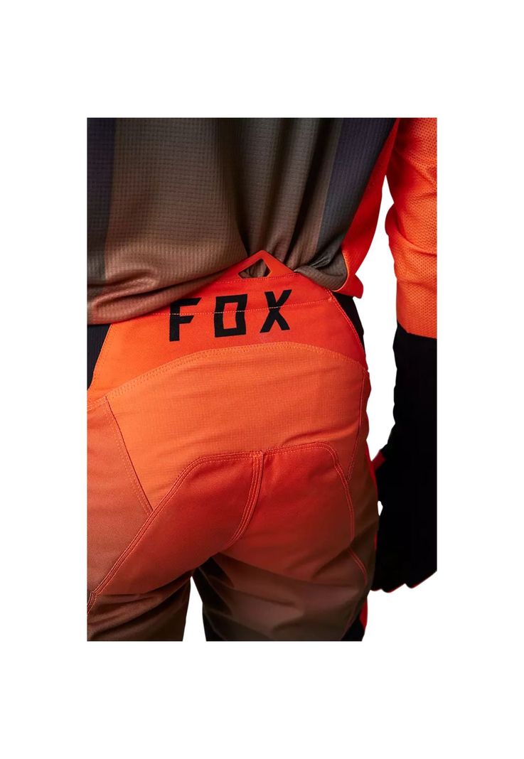 Pantalon Moto 180 Leed Naranjo/Negro Fox-5