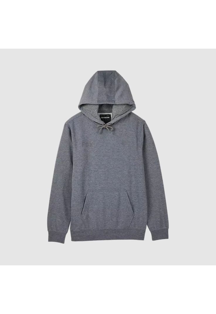 Poleron Lifestyle Canguro Wordmark Gris Fox-0