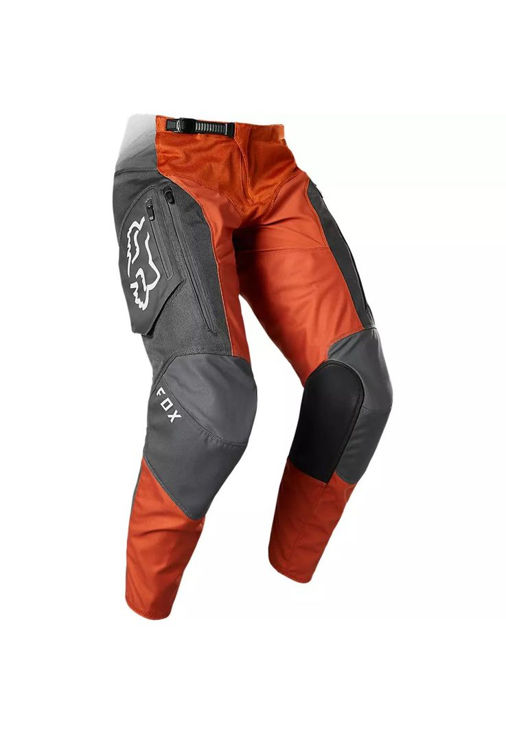 Pantalon Moto Legion Air Scanz Naranjo/Gris Fox-0