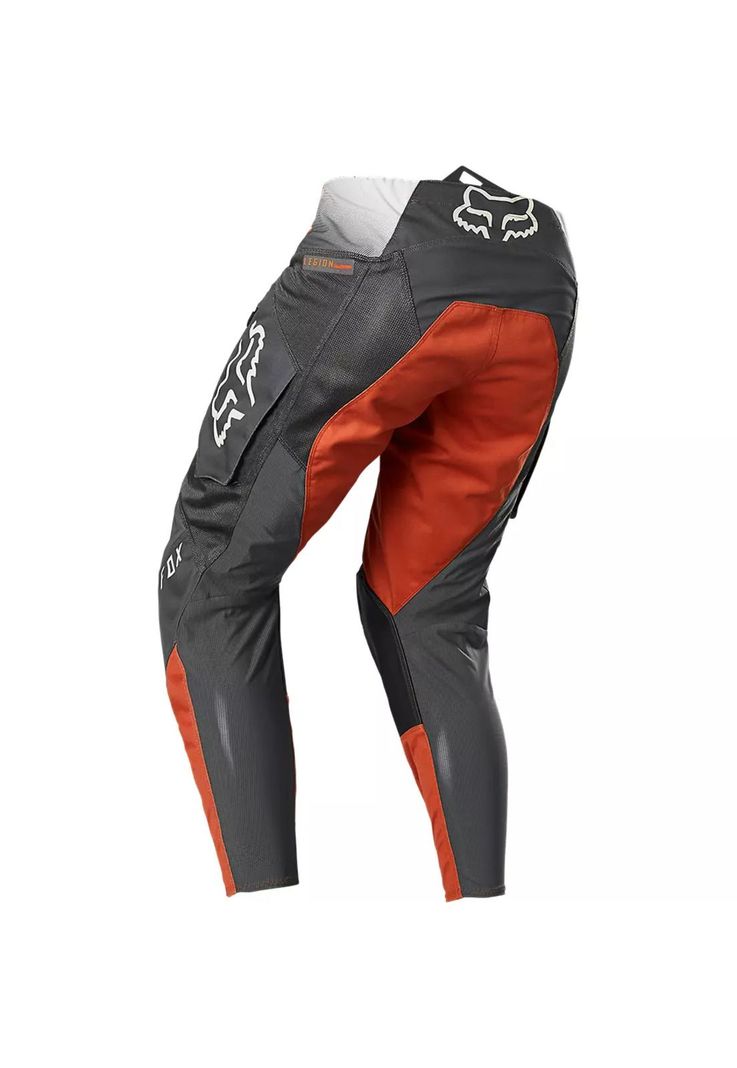 Pantalon Moto Legion Air Scanz Naranjo/Gris Fox-2