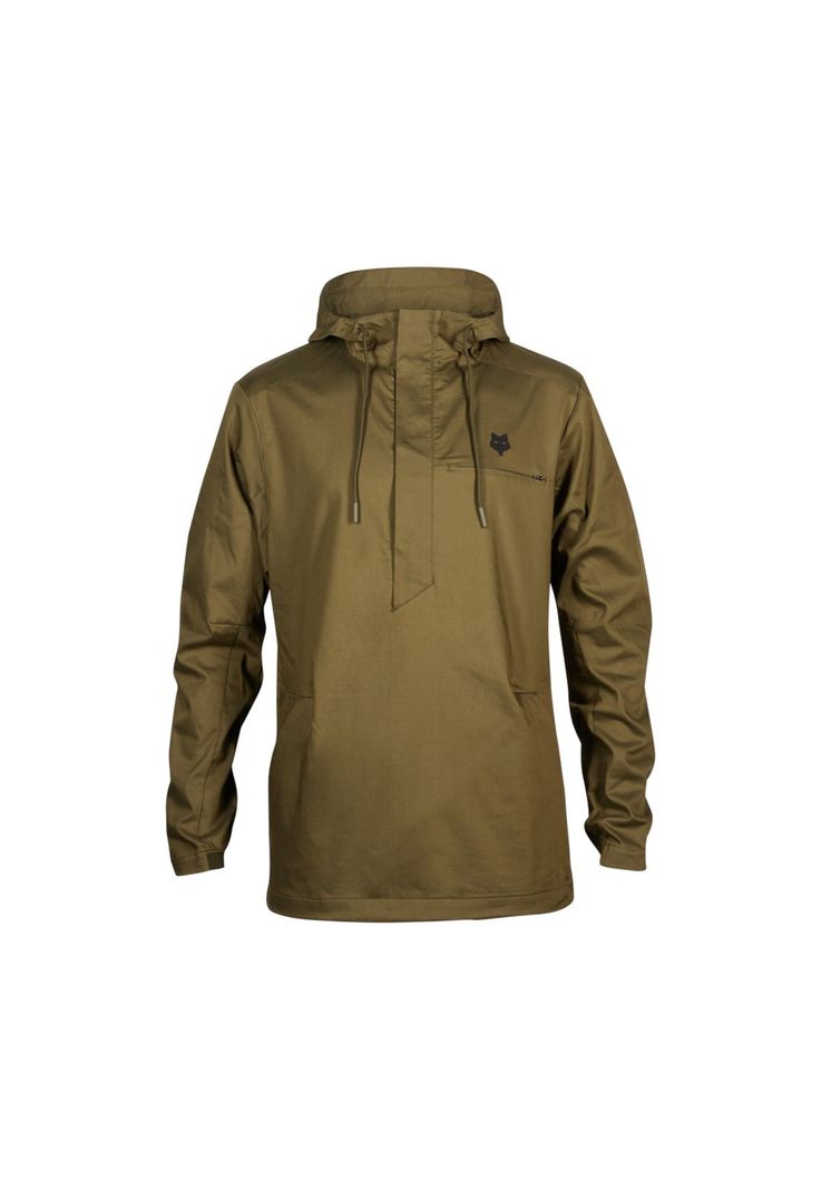 Chaqueta Cortavientos Lifestyle Anorak Survivalist Verde Oliva Fox-0