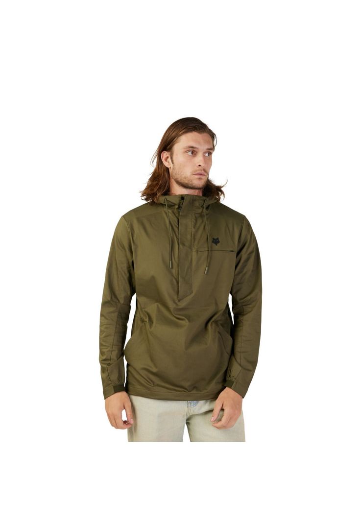 Chaqueta Cortavientos Lifestyle Anorak Survivalist Verde Oliva Fox-1