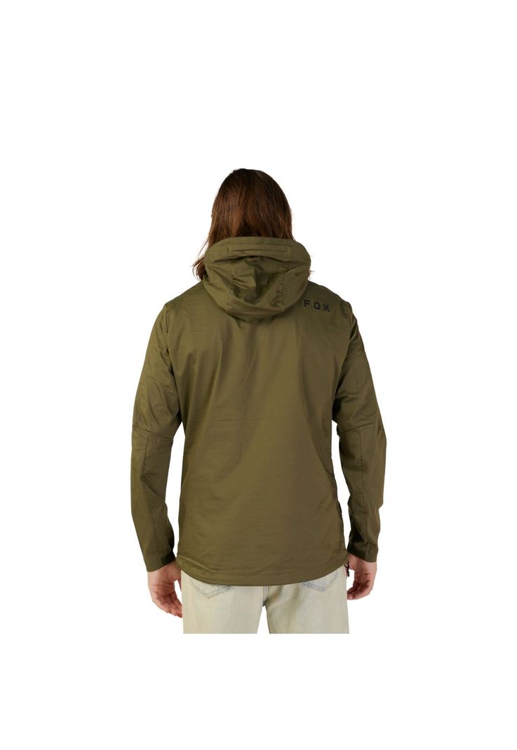 Chaqueta Cortavientos Lifestyle Anorak Survivalist Verde Oliva Fox-2