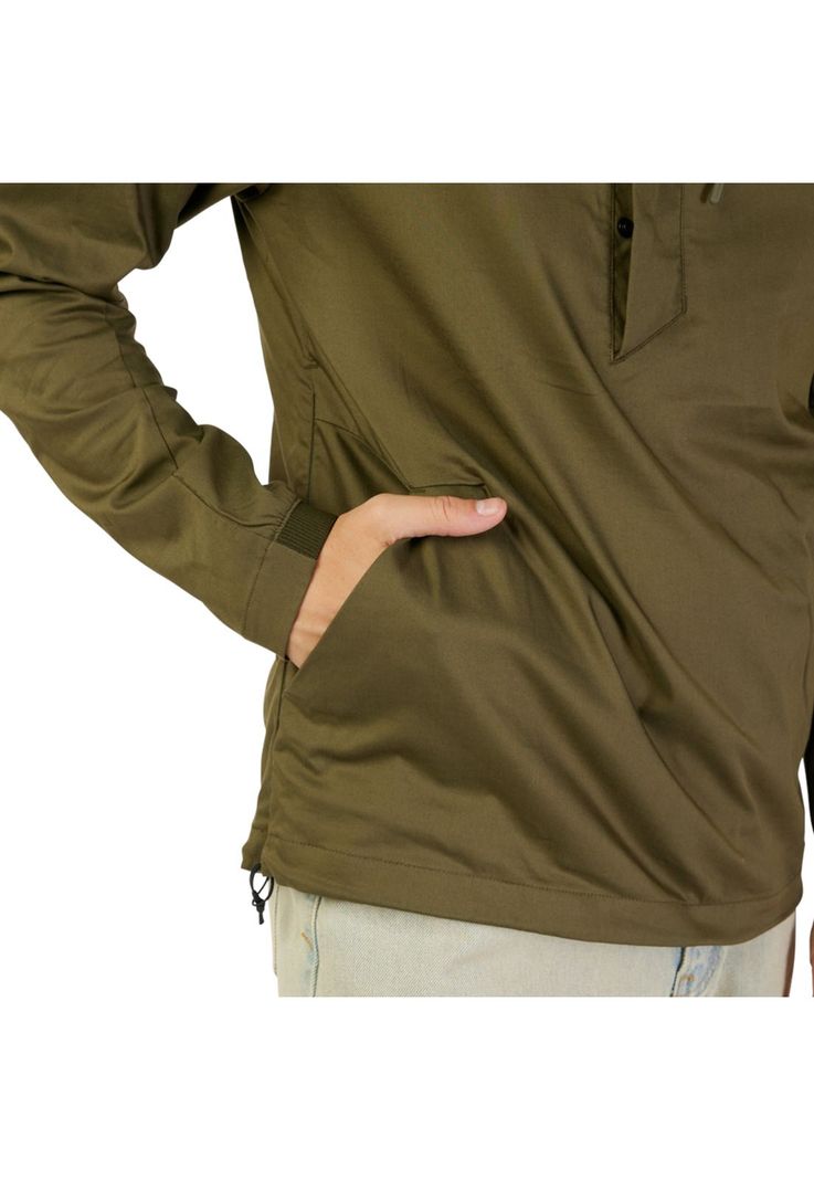 Chaqueta Cortavientos Lifestyle Anorak Survivalist Verde Oliva Fox-3