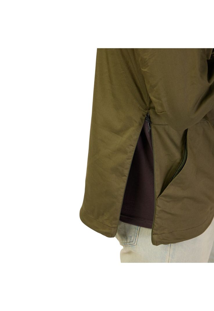 Chaqueta Cortavientos Lifestyle Anorak Survivalist Verde Oliva Fox-6