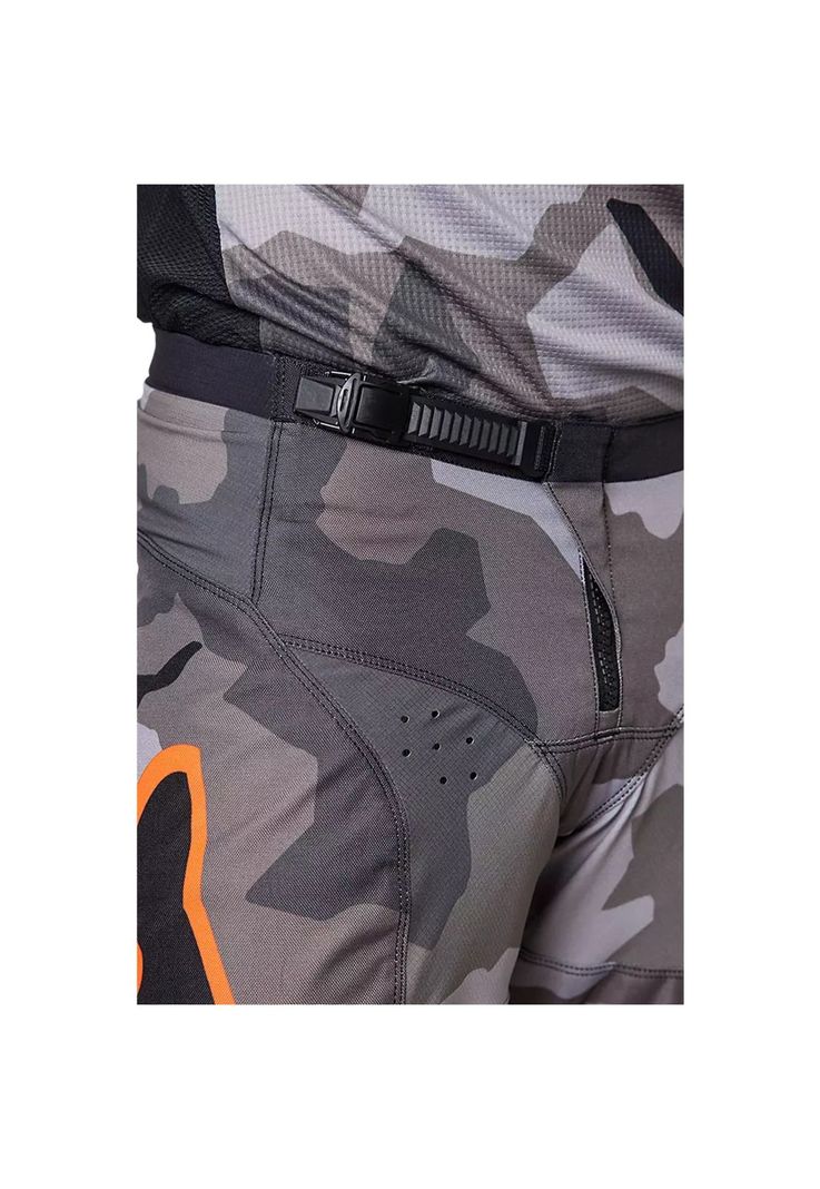 Pantalon Moto 180 BKNR Camo Gris/Naranjo Fox-3