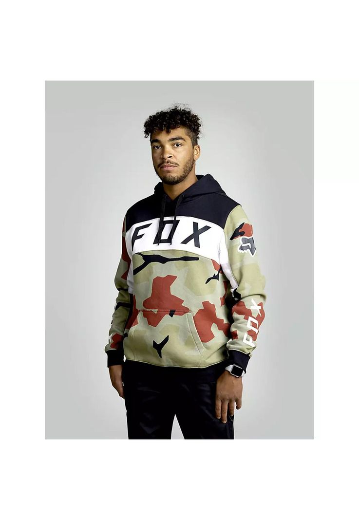 Poleron Lifestyle BNKR Camo Verde Fox-0