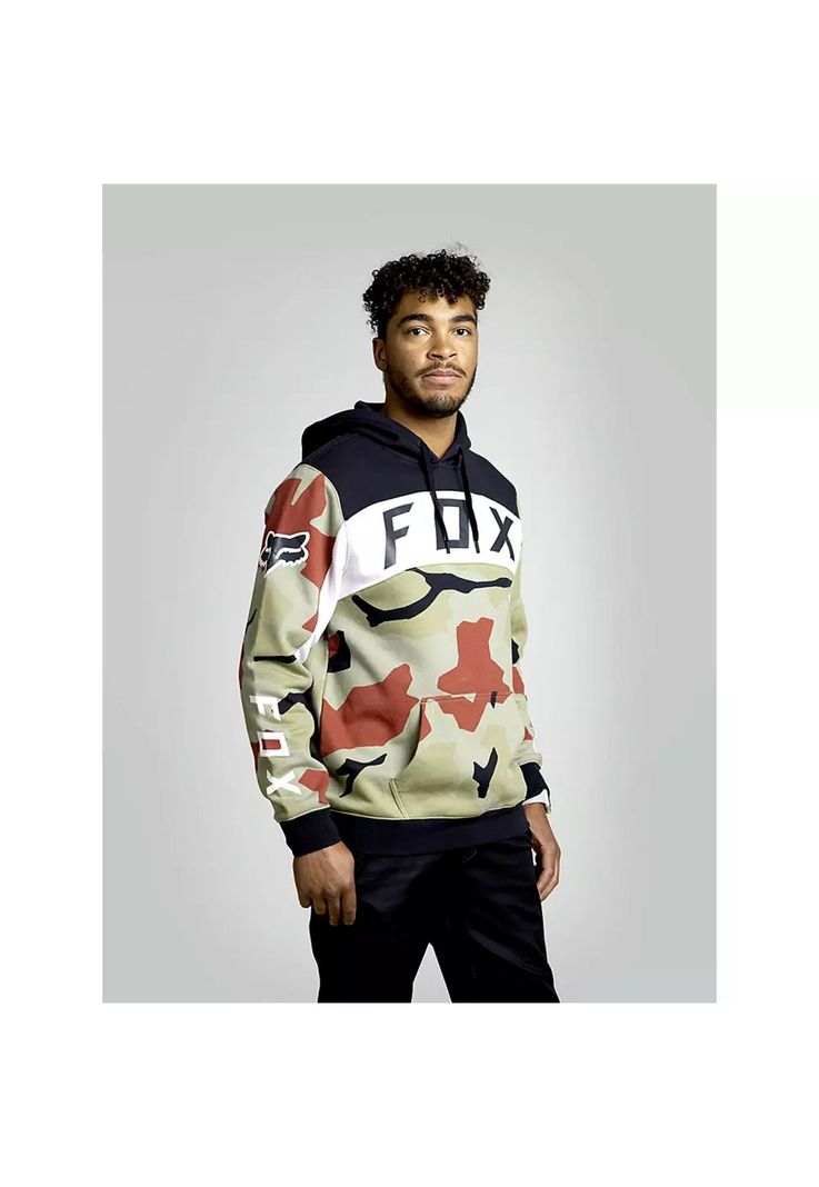 Poleron Lifestyle BNKR Camo Verde Fox-1