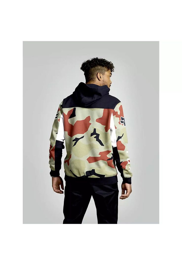 Poleron Lifestyle BNKR Camo Verde Fox-2