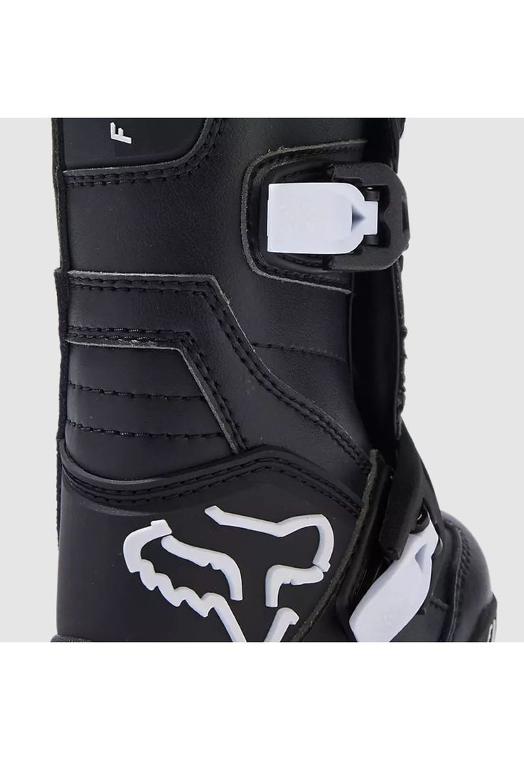 Botas Moto Infantil Comp Negro Fox-4