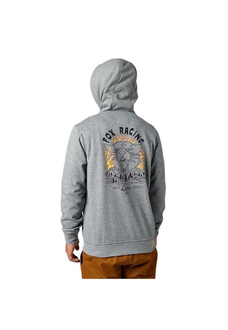 Poleron Lifestyle Parkerboss Pullover Gris Fox-2