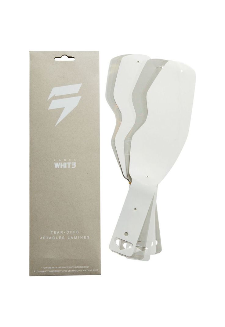 Repuesto Antiparra Whit3 Tear Off 20 Unidades Transparente Shift-0