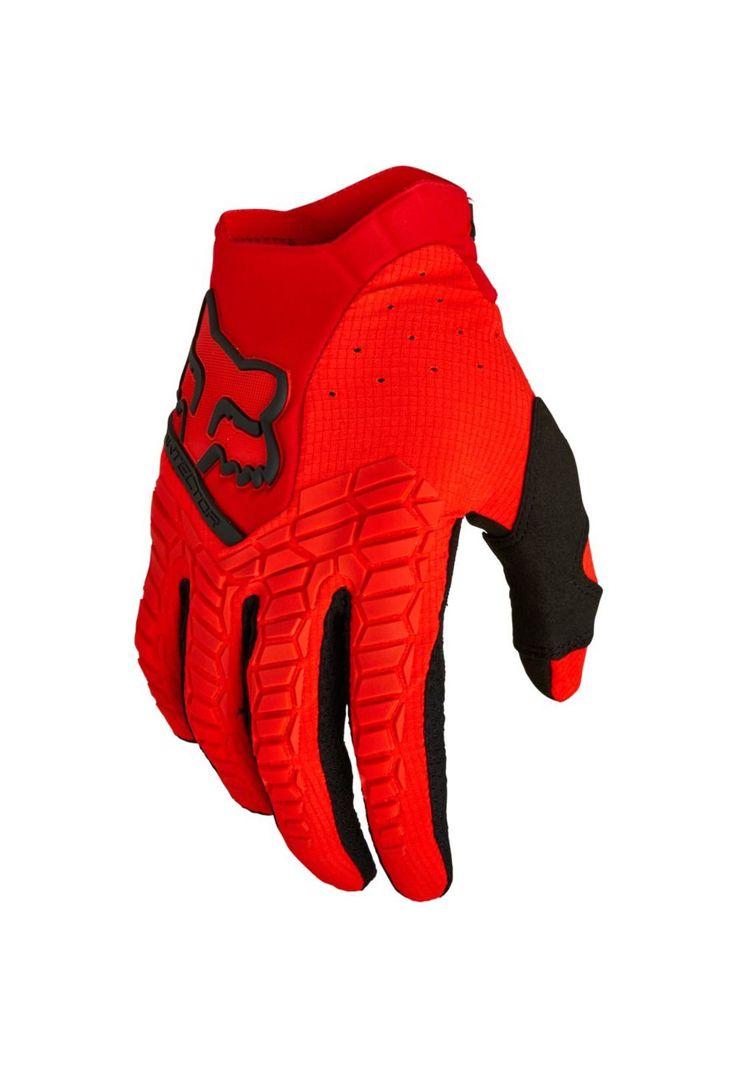Guantes Moto Pawtector Rojo Fox-0