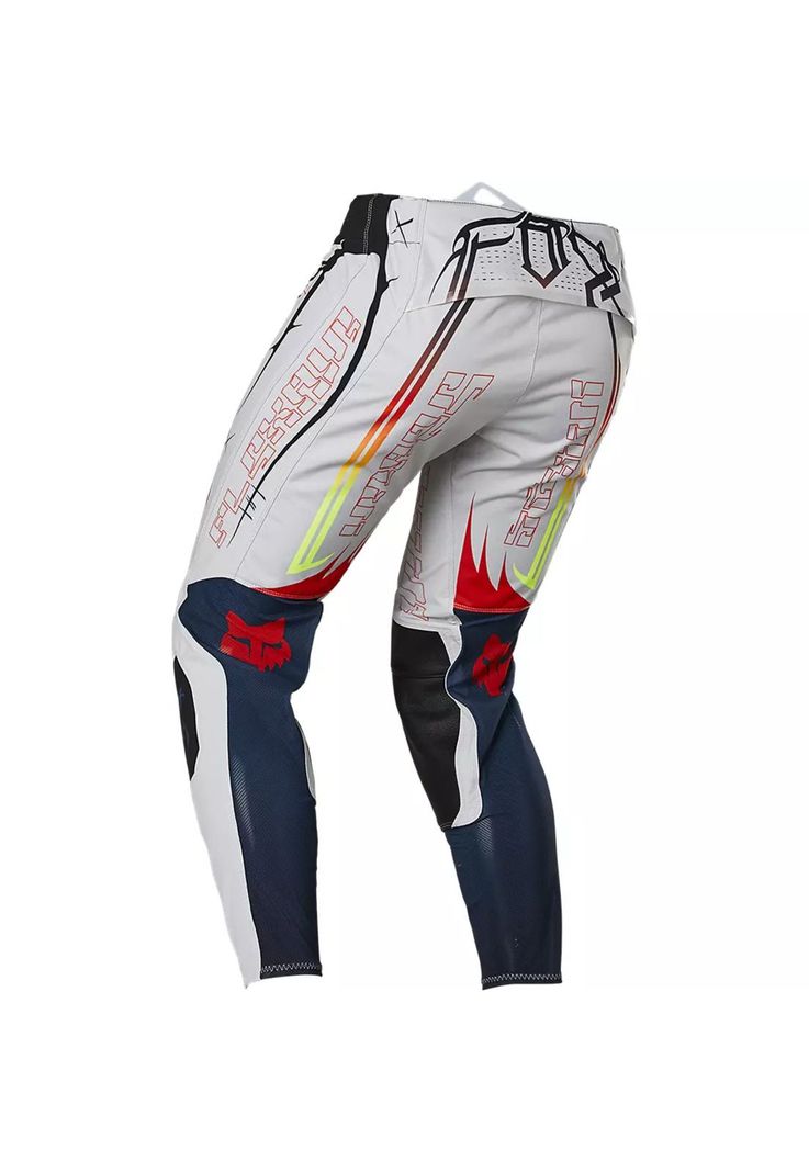 Pantalon Moto Flexair Skarz Limited Edition Blanco Fox-2