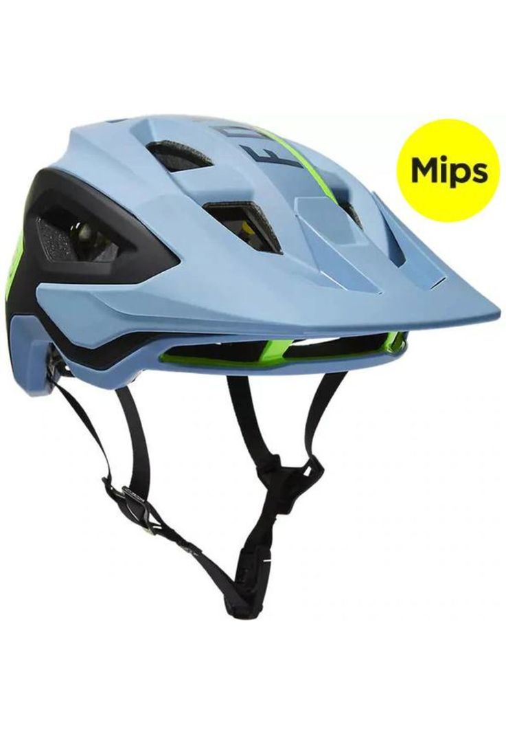 Casco Bicicleta Speedframe Pro Blocked Azul Fox-0