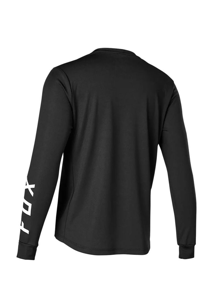 Polera Bicicleta Niño Ranger Manga Larga Negro Fox-1