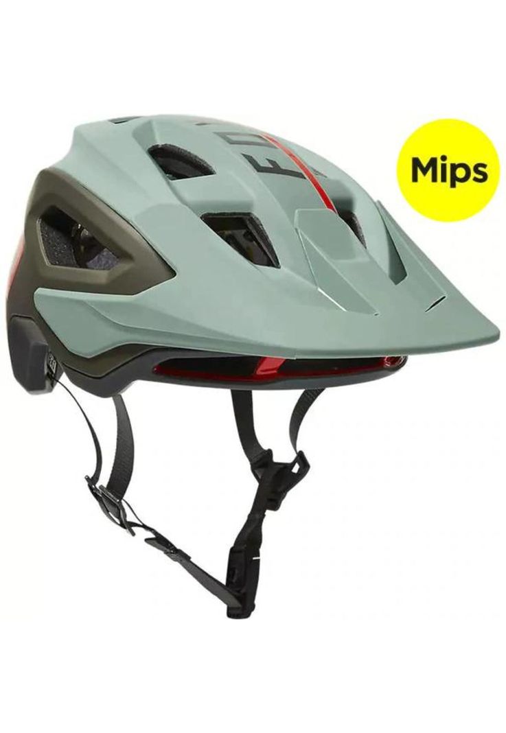 Casco Bicicleta Speedframe Pro Blocked Verde Fox-0