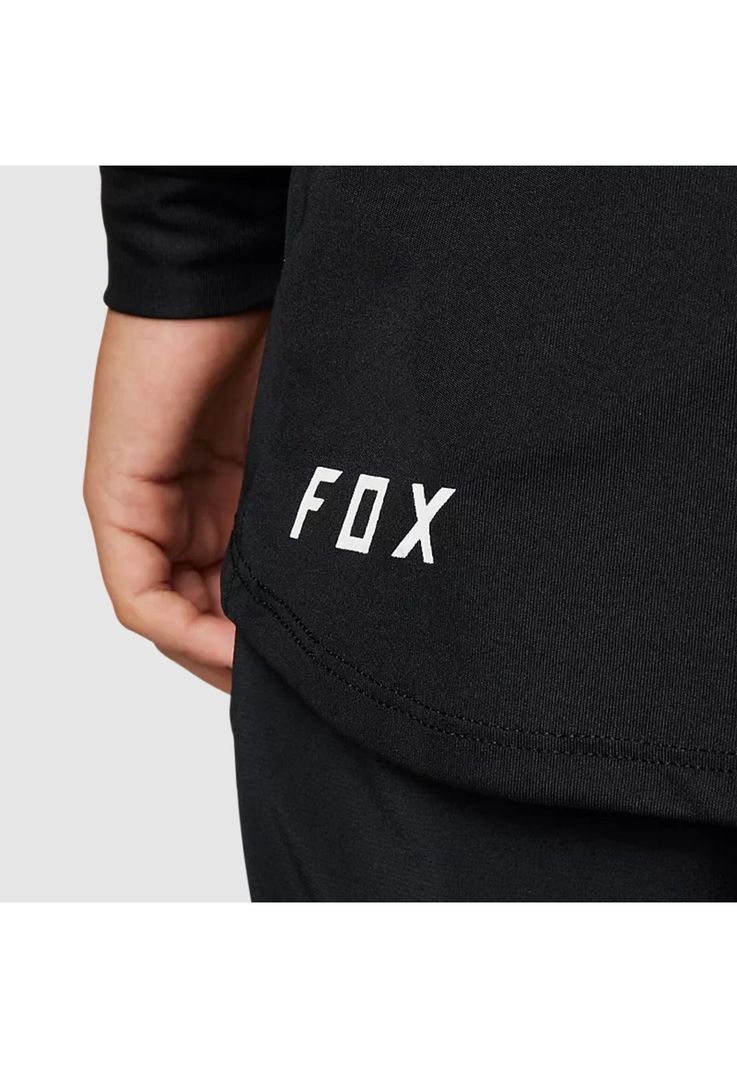 Polera Bicicleta Niño Ranger Manga Larga Negro Fox-3