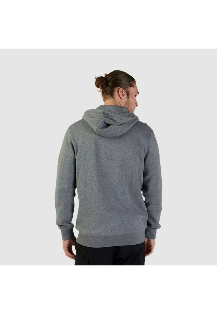 Poleron Lifestyle Absolute Zip Gris/Negro Fox-3
