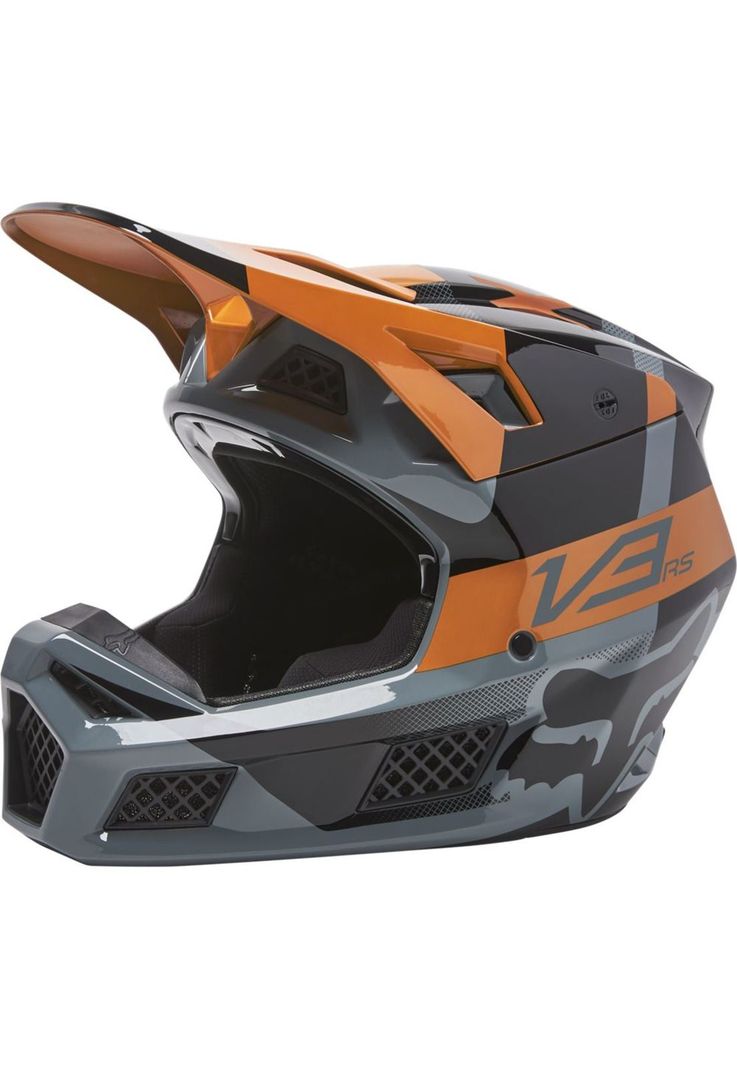 Casco Moto V3 RS Riet Negro Fox-1