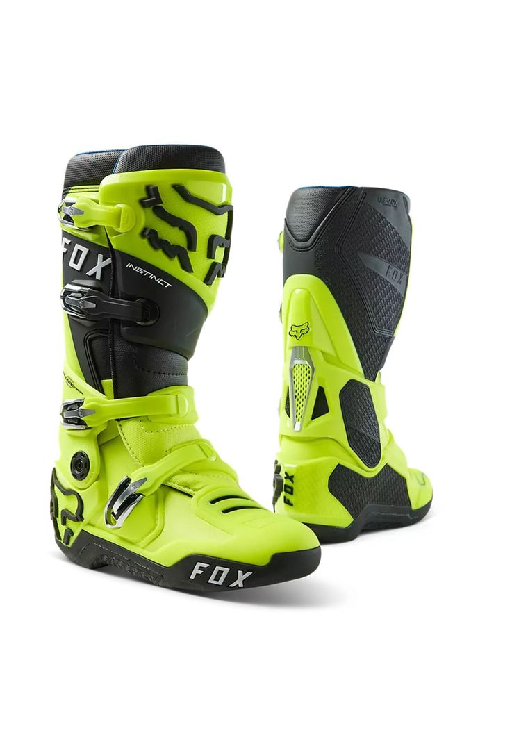 Botas Moto Instinct Amarillo Fox-0
