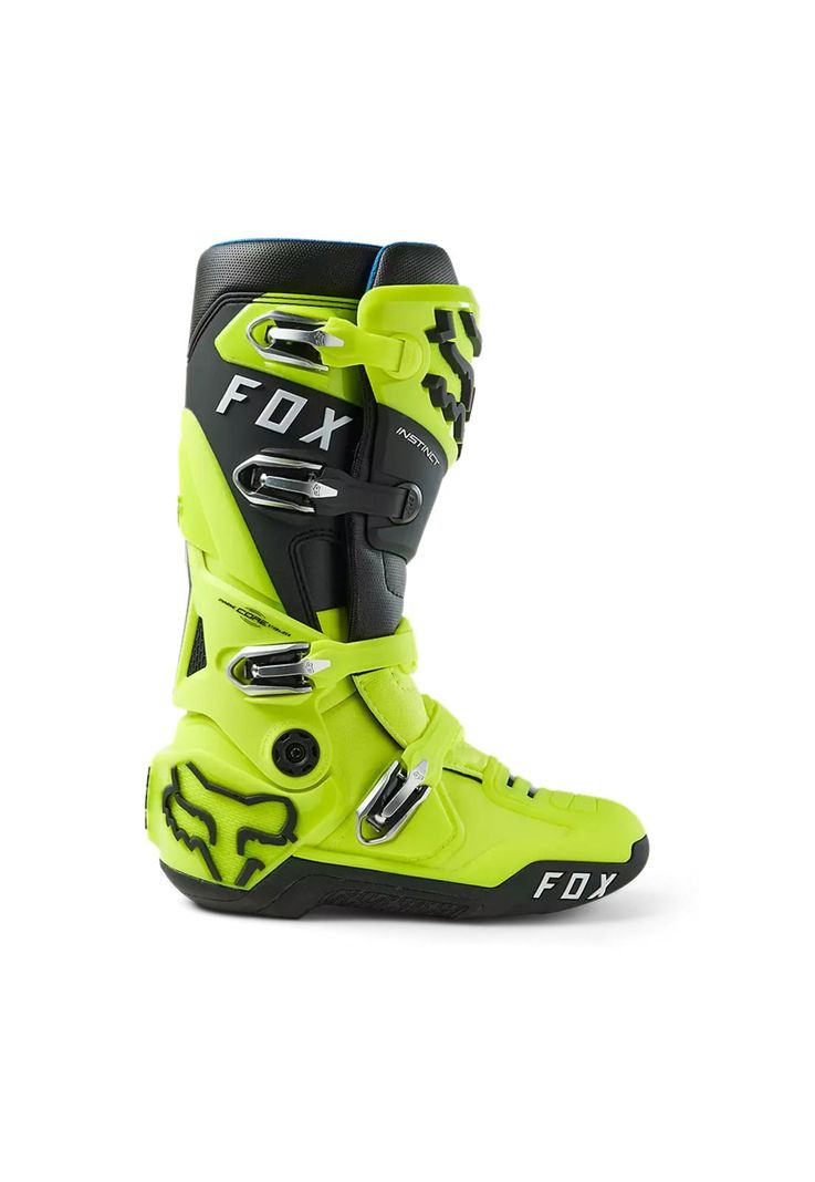 Botas Moto Instinct Amarillo Fox-1