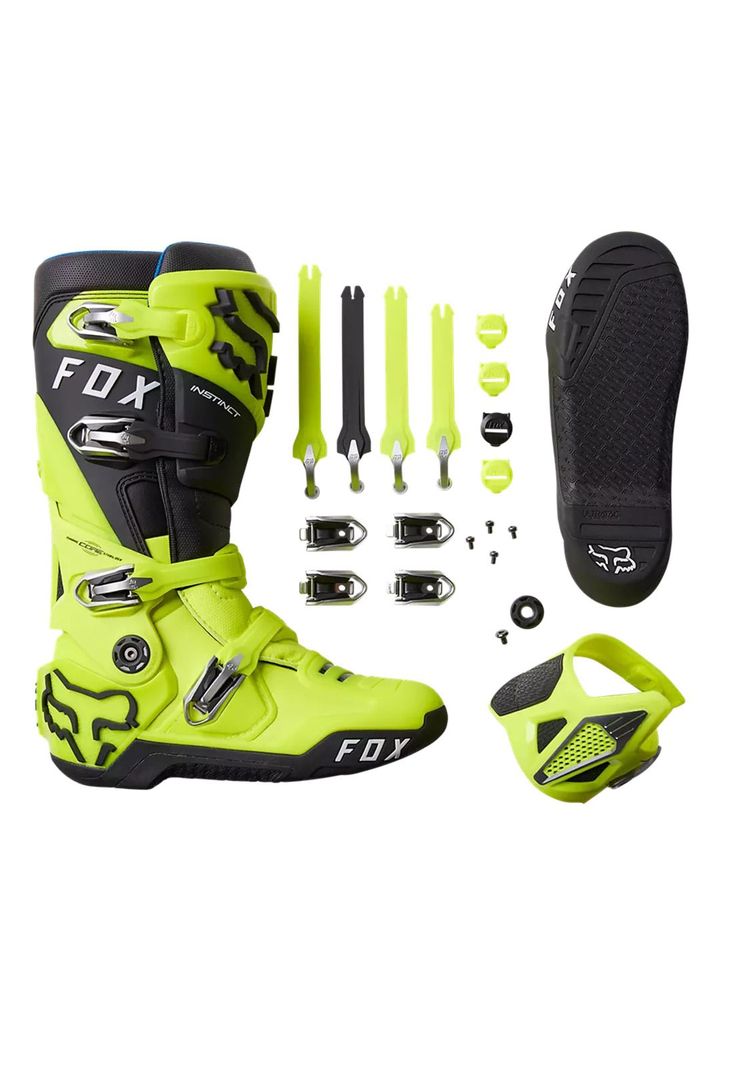 Botas Moto Instinct Amarillo Fox-9