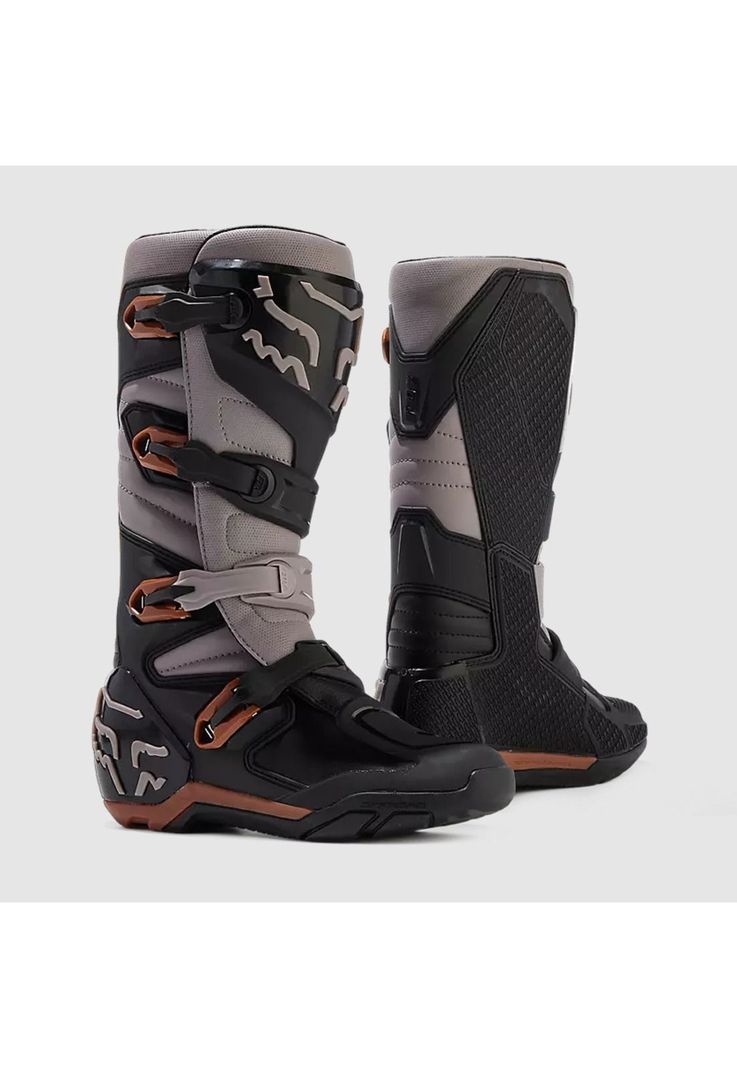Botas Moto Comp X Negro/Cafe Fox-0