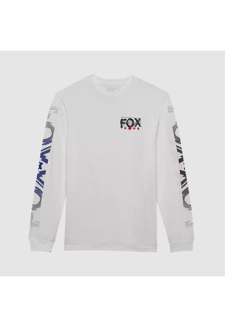 Polera Lifestyle Energy Premium Manga Larga Blanco Fox-0