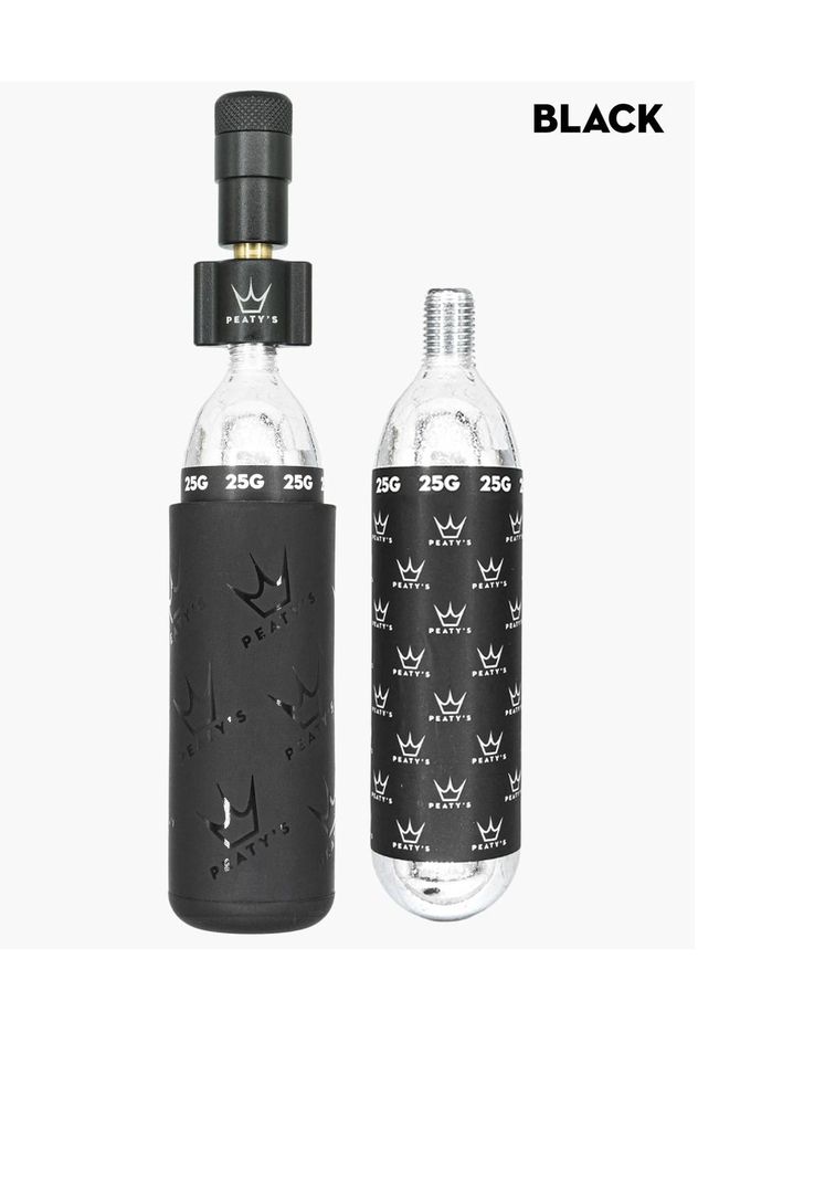 Kit CO2 para Inflado Neumaticos 25G Negro Peaty´s-0