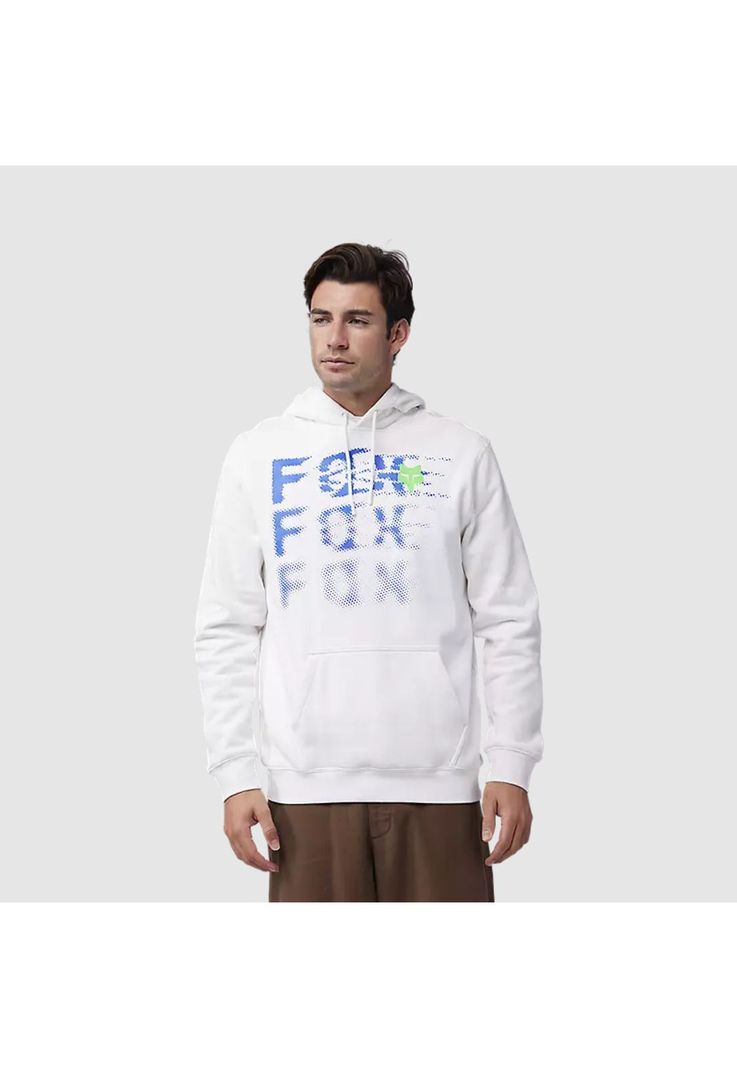 Poleron Lifestyle Canguro Emotion Blanco Fox-2