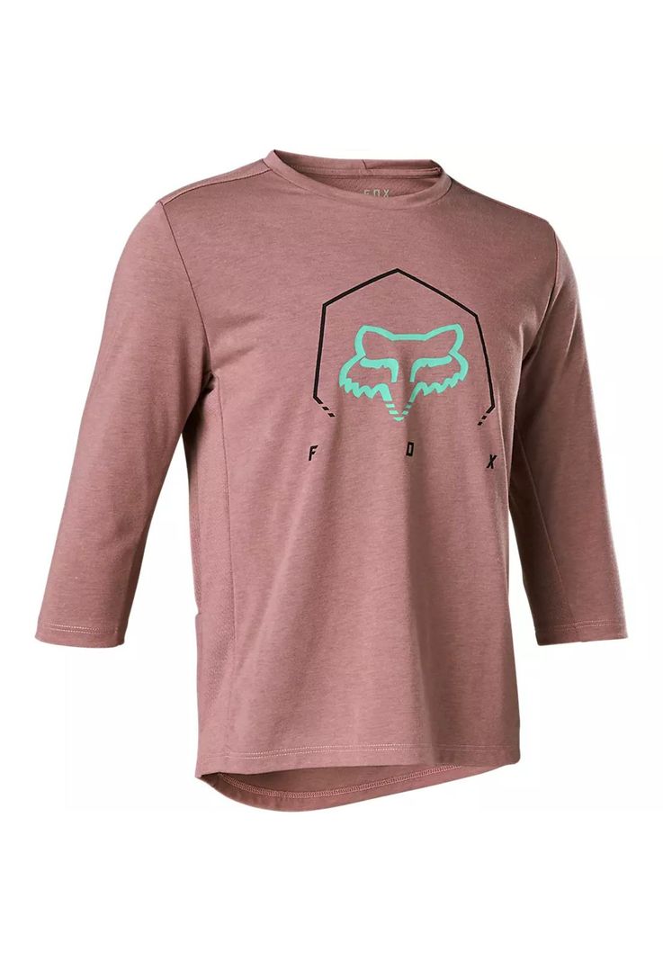Polera Bicicleta Niño Ranger Drirelease® Manga 3/4 Morado Fox-0