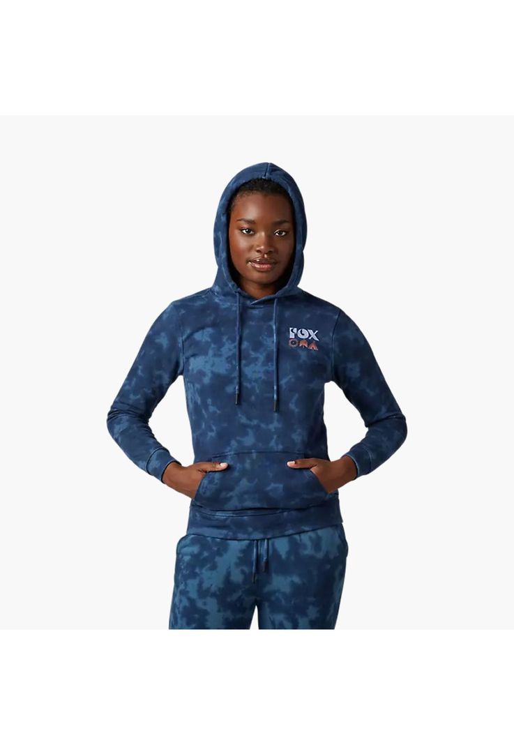 Poleron Lifestyle Mujer Rockwilder Azul Fox-1