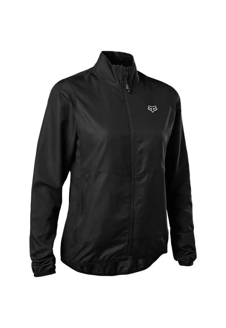 Chaqueta Cortavientos Bicicleta Mujer Ranger Negro Fox-0