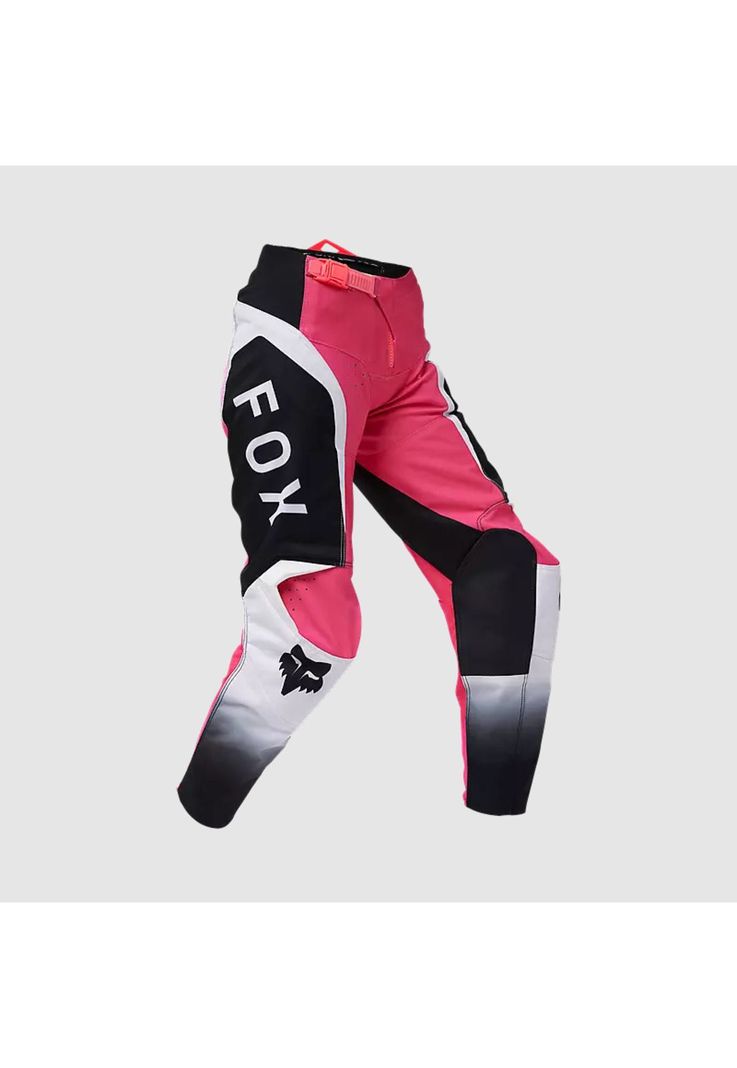 Pantalon Moto Niña 180 Lean Rosado/Negro Fox-0