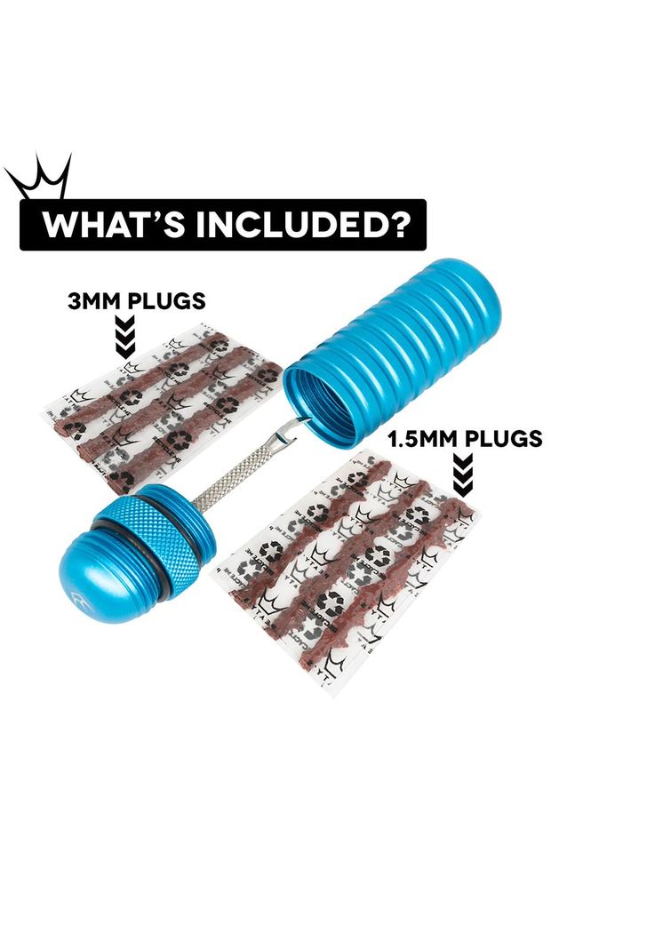 Kit de Reparacion Tubular Holeshot Morado Peaty´s-1
