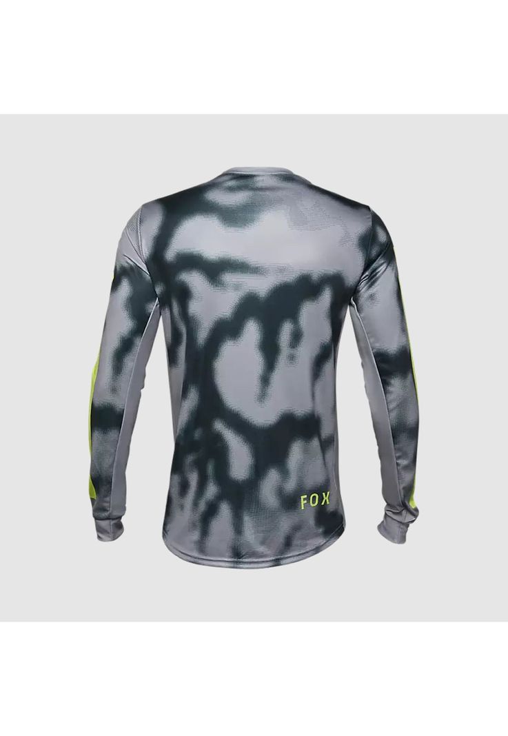 Polera Bicicleta Ranger Taunt Manga Larga Gris Fox-1