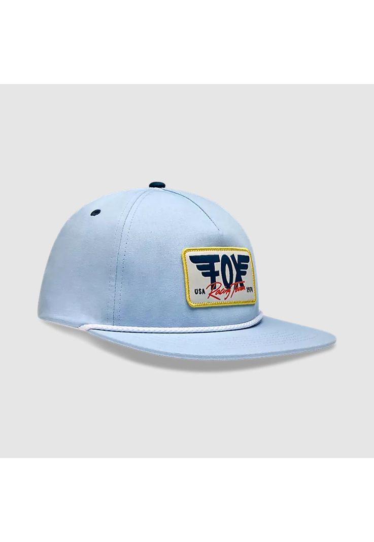 Gorro Jockey Lifestyle Mujer Snapback Logo Alas Azul Fox-0