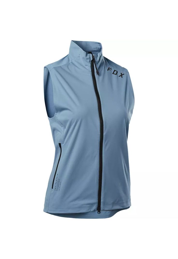 Chaqueta Bicicleta Mujer Flexair Sin Mangas Celeste Fox-0