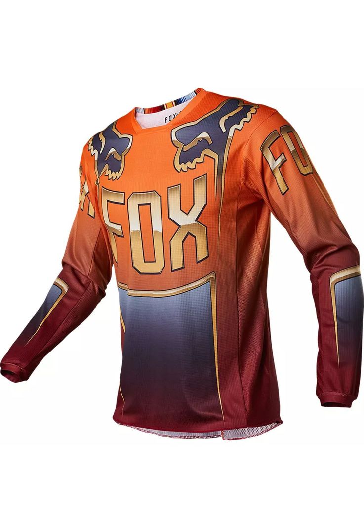 Polera Moto 180 CNTRO Naranjo Fox-0