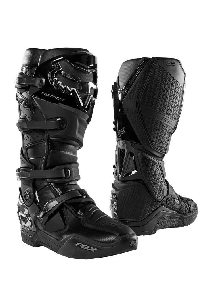 Botas Moto Instinct Negro Fox-0