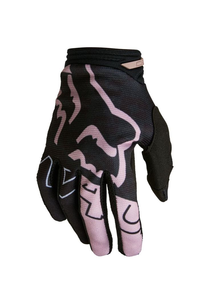 Guantes Moto Mujer 180 Skew Negro Fox-0