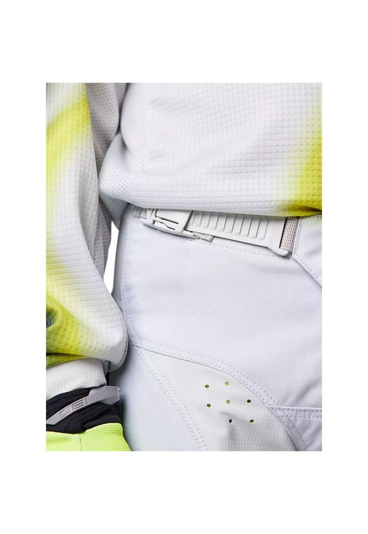Pantalon Moto Niño 180 Toxsyk Amarillo/Blanco Fox-3
