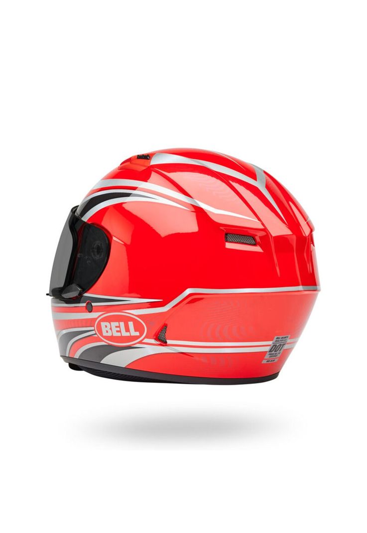 Casco Moto Qualifier Conduit Rojo/Plateado Bell-4