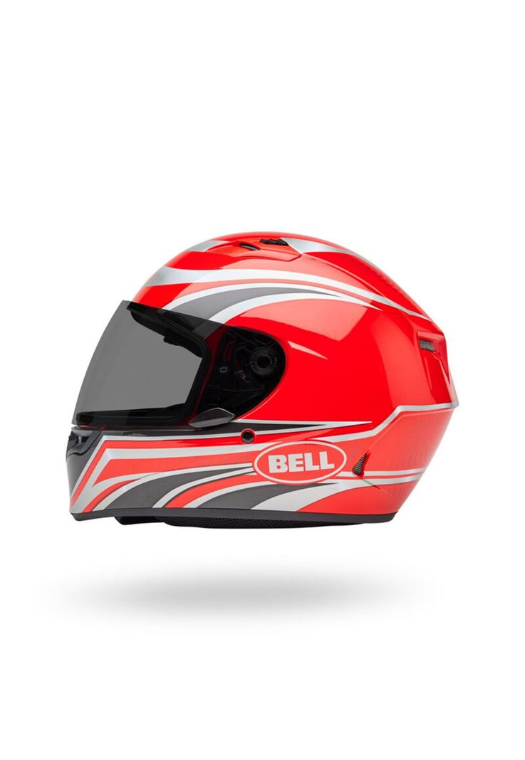 Casco Moto Qualifier Conduit Rojo/Plateado Bell-6