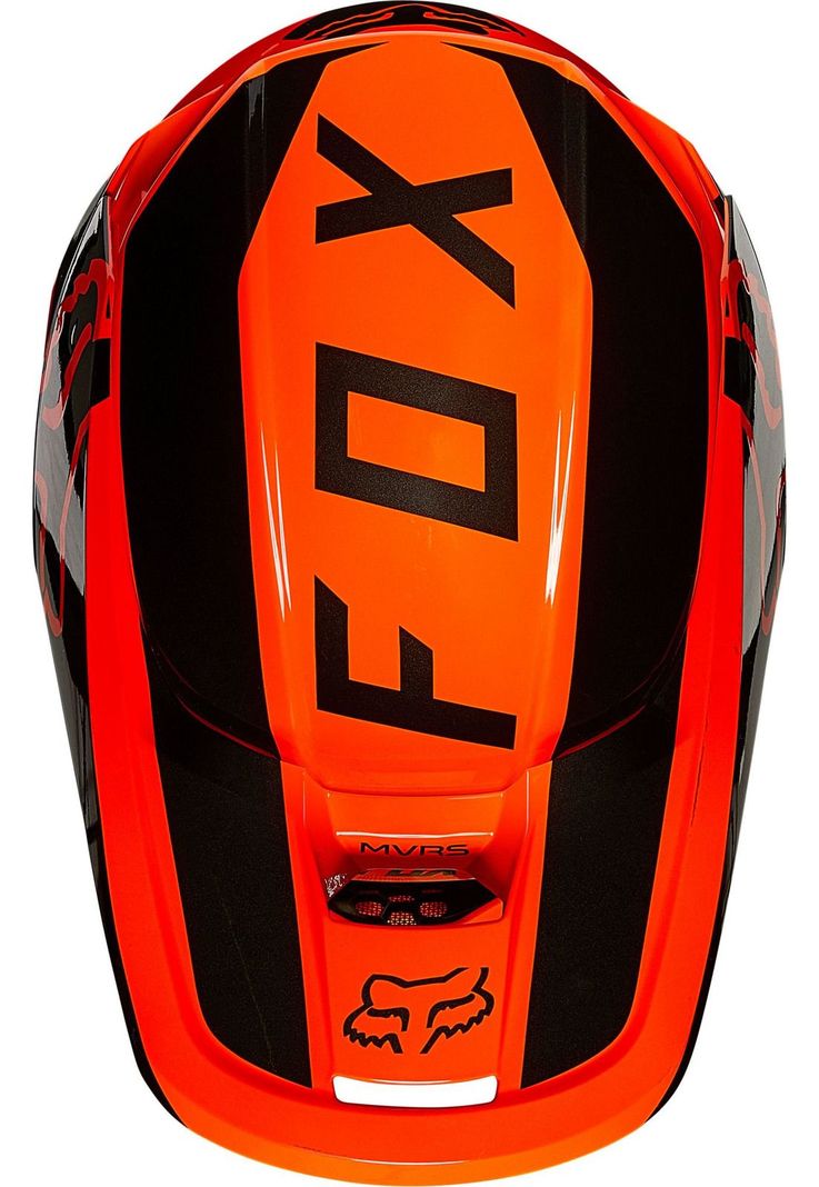 Casco Moto V1 Niño Revn Flo Naranjo Fox-2