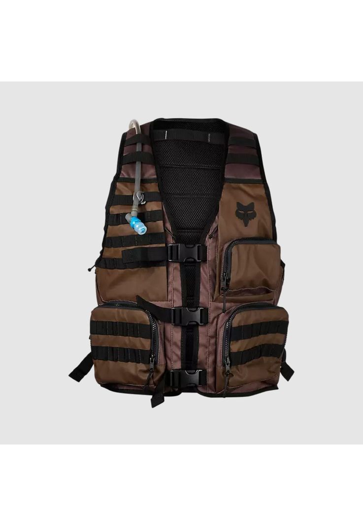 Chaqueta Chaleco Moto Legion Tac Cafe Fox-0